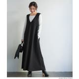 エンボスVネックノースリーブワンピース | coca | 詳細画像9 