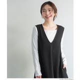 エンボスVネックノースリーブワンピース | coca | 詳細画像12 