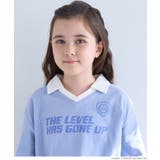 ［Blue］ | ゲームプリントポロカラーTシャツ キッズ | coca