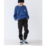 ［Black］ | ソフトスウェット切替ジョガーパンツ キッズ | coca