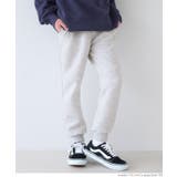 ［Lt.gray］ | ソフトスウェット切替ジョガーパンツ キッズ | coca