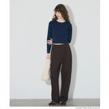 ラクもキレイ見えも叶える、ソフトスウェットカーブパンツ | coca | 詳細画像25 