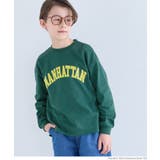 ［Green］ | ロゴプリントロングTシャツ キッズ | coca