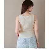 外で着られるブラトップス OUT BRAヘンリーネック風カップ付きタンクトップ | coca | 詳細画像14