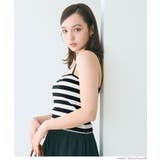 外で着られるブラトップス OUTBRA ボーダーキャミソール レディース | coca | 詳細画像15