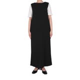 【速乾・イージーケア】エンボスボートネックマキシワンピース | coca | 詳細画像4