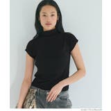テレコリブハイネックTシャツ レディース | coca | 詳細画像11 