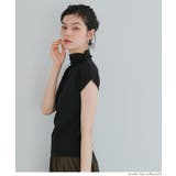 テレコリブハイネックTシャツ レディース | coca | 詳細画像13 
