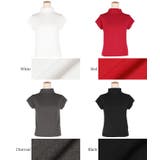 テレコリブハイネックTシャツ レディース | coca | 詳細画像29 