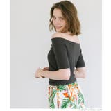 ［Charcoal］ | オフショルダートップス レディース | coca