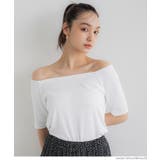 ［White］ | オフショルダートップス レディース | coca
