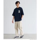 サガラ刺繍レタードワッペン半袖Tシャツ メンズ レディース | coca | 詳細画像9