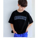 ［Black］ | ネックレイヤードTシャツ キッズ | coca