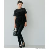 シルキータッチ チュールドッキングTシャツ | coca | 詳細画像14 