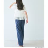 シルキータッチ チュールドッキングTシャツ | coca | 詳細画像10 