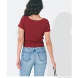【カップ付き/3サイズ展開】OUT BRA 半袖クロップドトップス | coca | 詳細画像14 