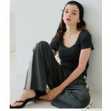 【カップ付き/3サイズ展開】OUT BRA 半袖クロップドトップス | coca | 詳細画像21 