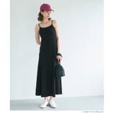 ［Black］ | OUT BRA リブキャミワンピース | coca