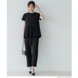 【速乾・イージーケア】エンボスカーブパンツ | coca | 詳細画像13 