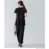 【速乾・イージーケア】エンボスカーブパンツ | coca | 詳細画像14 