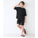 ［Black］ | ライトエンボスピスネームショートパンツ キッズ | coca