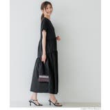 シルキータッチ ドッキングギャザーワンピース | coca | 詳細画像16