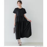 シルキータッチ ドッキングギャザーワンピース | coca | 詳細画像18