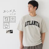 エンボスプリントTシャツ メンズ | coca | 詳細画像1 