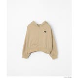 クマみみジップアップパーカー キッズ | coca | 詳細画像3