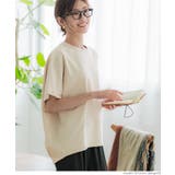 ［Lt.beige］ | バックタック裏毛トップス | coca