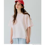 ［Lt.pink］ | バックタック裏毛トップス | coca