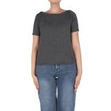 ボートネックリブ半袖トップス | coca | 詳細画像4 