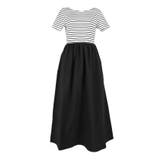 ボーダー切り替えワンピース | coca | 詳細画像3