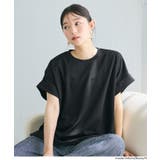 ライトエンボスロールアップスリーブトップス【田中里奈様着用】 | coca | 詳細画像13 