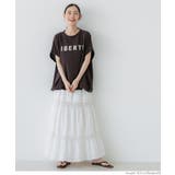 ロールアップスリーブロゴTシャツ レディース | coca | 詳細画像10