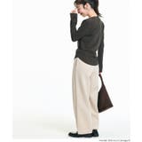 ソフトスウェットピンタックパンツ | coca | 詳細画像10 