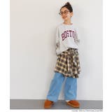 親子お揃いTースウェット ワッペンビッグシルエット キッズ | coca | 詳細画像7 