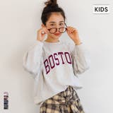 親子お揃いTースウェット ワッペンビッグシルエット キッズ | coca | 詳細画像1 