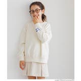 親子お揃いヘビーウェイト裏毛ロゴスウェット キッズ | coca | 詳細画像3