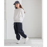 親子お揃いヘビーウェイト裏毛ロゴスウェット キッズ | coca | 詳細画像6