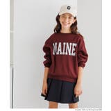 ［Wine］ | 親子お揃い裏起毛プリントスウェット | coca