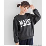 ［Charcoal］ | 親子お揃い裏起毛プリントスウェット | coca