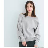 裏起毛オフショルダースウェット | coca | 詳細画像11