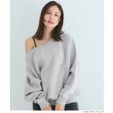 裏起毛オフショルダースウェット | coca | 詳細画像12