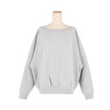 裏起毛オフショルダースウェット | coca | 詳細画像2