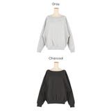 裏起毛オフショルダースウェット | coca | 詳細画像20