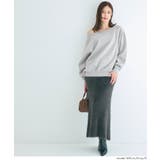 裏起毛オフショルダースウェット | coca | 詳細画像9