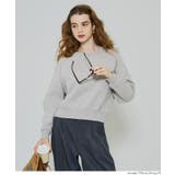 [Gray] | 抜け感シルエットで今っぽく。ラグランクロップドスウェット | coca