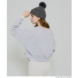 抜け感シルエットで今っぽく。ラグランクロップドスウェット | coca | 詳細画像12