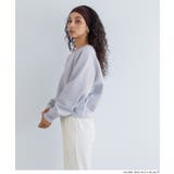 抜け感シルエットで今っぽく。ラグランクロップドスウェット | coca | 詳細画像14